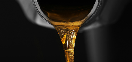 pouring oil blackness